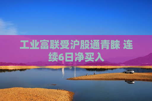 工业富联受沪股通青睐 连续6日净买入  第1张