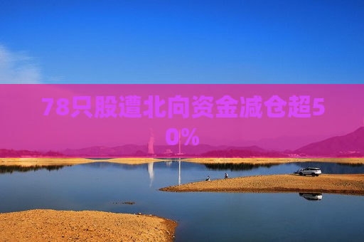 78只股遭北向资金减仓超50%