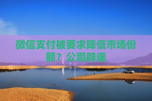 微信支付被要求降低市场份额？公司辟谣