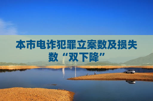 本市电诈犯罪立案数及损失数“双下降”
