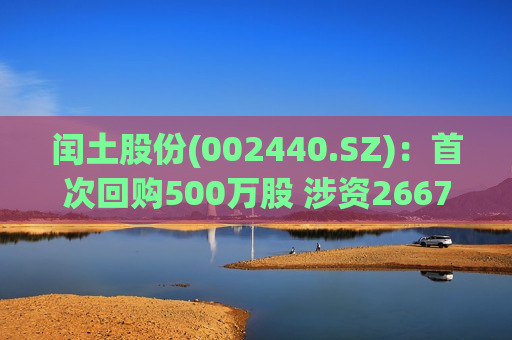 闰土股份(002440.SZ)：首次回购500万股 涉资2667.93万元