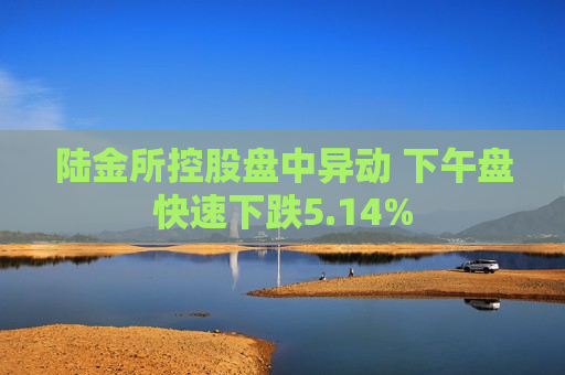 陆金所控股盘中异动 下午盘快速下跌5.14%