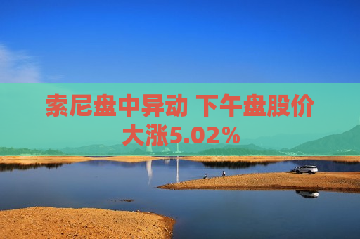 索尼盘中异动 下午盘股价大涨5.02%  第1张