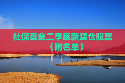 社保基金二季度新建仓股票（附名单）  第1张