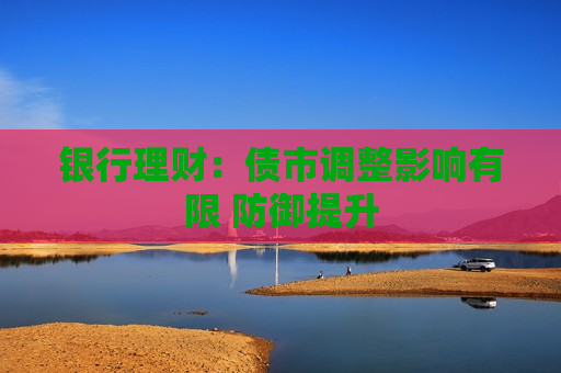 银行理财：债市调整影响有限 防御提升  第1张