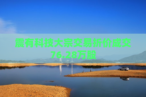 震有科技大宗交易折价成交76.28万股  第1张