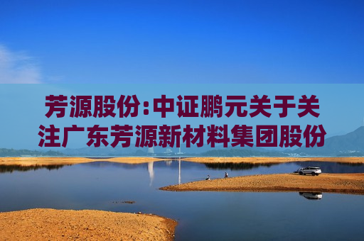 芳源股份:中证鹏元关于关注广东芳源新材料集团股份有限公司2024年半年度报告业绩亏损事项的公告