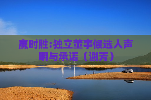 赢时胜:独立董事候选人声明与承诺（谢芳）  第1张