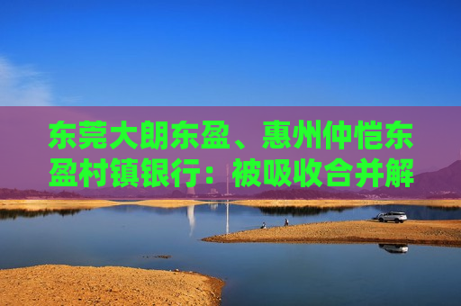 东莞大朗东盈、惠州仲恺东盈村镇银行：被吸收合并解散