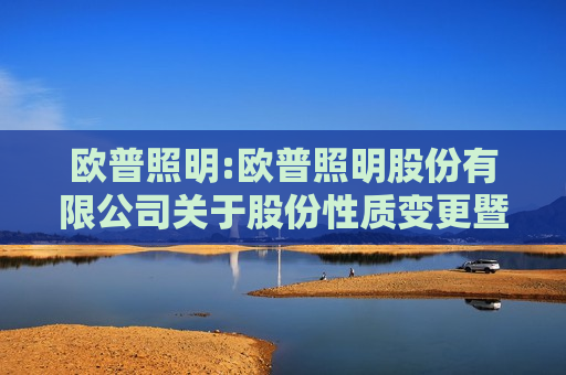 欧普照明:欧普照明股份有限公司关于股份性质变更暨2024年限制性股票激励计划授予的进展公告