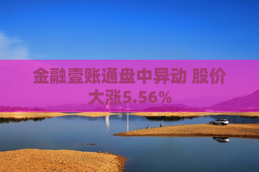 金融壹账通盘中异动 股价大涨5.56%