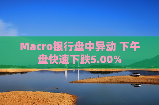 Macro银行盘中异动 下午盘快速下跌5.00%  第1张