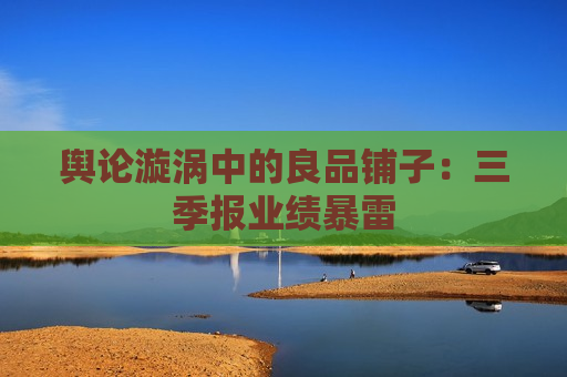 舆论漩涡中的良品铺子：三季报业绩暴雷  第1张