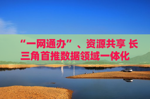 “一网通办”、资源共享 长三角首推数据领域一体化  第1张