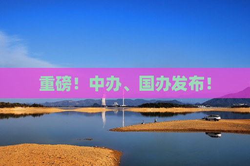 重磅！中办、国办发布！