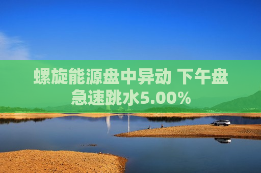 螺旋能源盘中异动 下午盘急速跳水5.00%  第1张