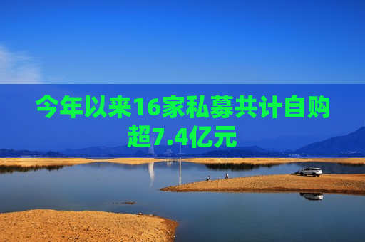 今年以来16家私募共计自购超7.4亿元  第1张