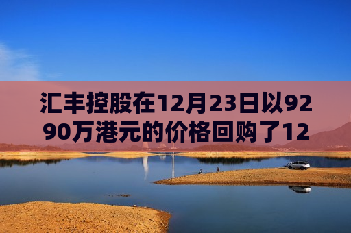 汇丰控股在12月23日以9290万港元的价格回购了120万股股票