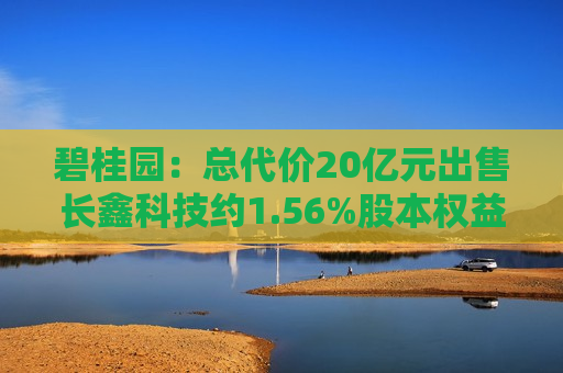 碧桂园：总代价20亿元出售长鑫科技约1.56%股本权益，所得款项用于保交楼  第1张