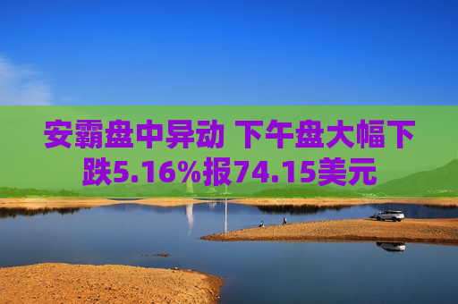 安霸盘中异动 下午盘大幅下跌5.16%报74.15美元  第1张