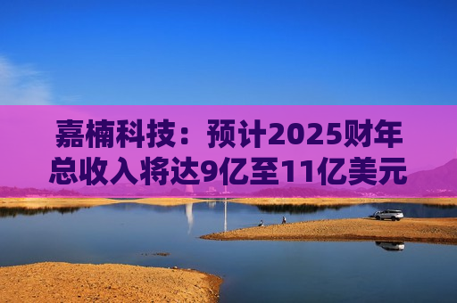 嘉楠科技：预计2025财年总收入将达9亿至11亿美元
