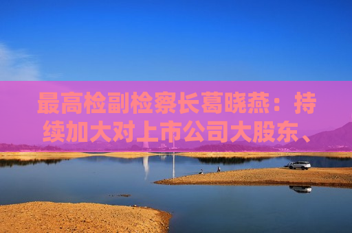 更高检副检察长葛晓燕：持续加大对上市公司大股东、实控人、董监高等“关键少数”的追责力度