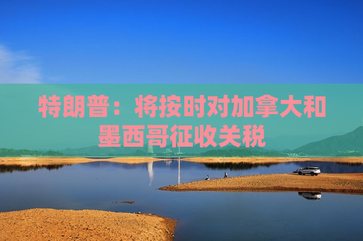 特朗普：将按时对加拿大和墨西哥征收关税