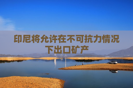 印尼将允许在不可抗力情况下出口矿产