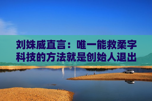 刘姝威直言：唯一能救柔字科技的 *** 就是创始人退出管理层  第1张