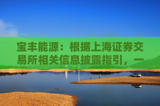 宝丰能源：根据上海证券交易所相关信息披露指引，一季度业绩增幅达到50%以上，属于自愿性信息披露