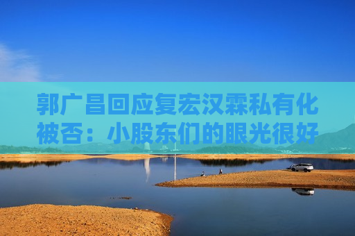 郭广昌回应复宏汉霖私有化被否：小股东们的眼光很好