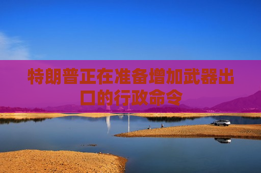 特朗普正在准备增加武器出口的行政命令