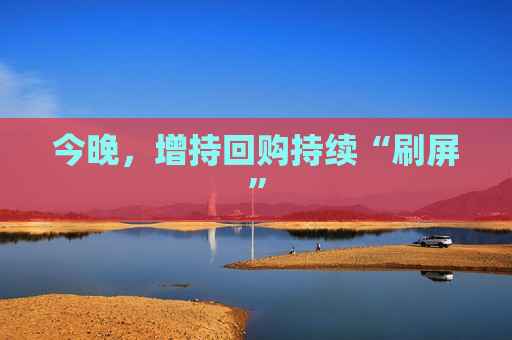今晚，增持回购持续“刷屏”