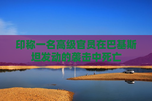 印称一名高级官员在巴基斯坦发动的袭击中死亡
