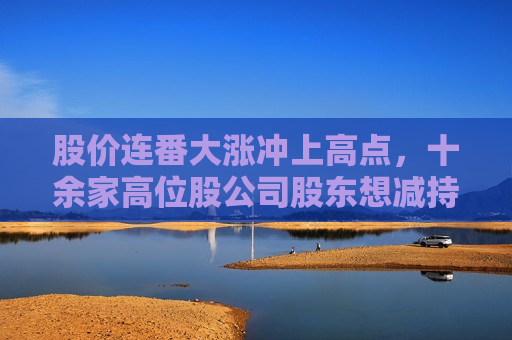 股价连番大涨冲上高点，十余家高位股公司股东想减持了