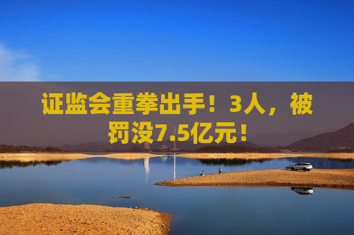  *** 重拳出手！3人，被罚没7.5亿元！
