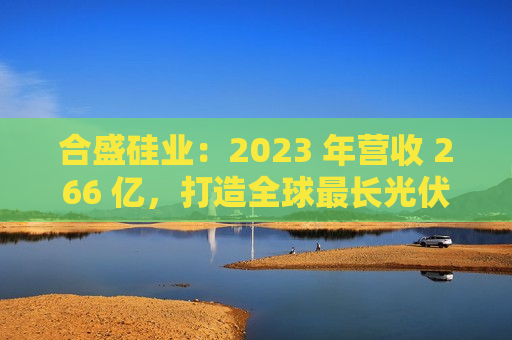 合盛硅业：2023 年营收 266 亿，打造全球最长光伏全产业链