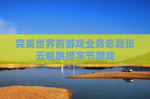 完美世界前游戏业务总裁张云帆跳槽字节游戏