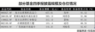 关于首批主动权益基金四季报来了的信息