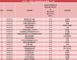 一季度主动权益基金更高涨超60%，前三甲均重仓机器人赛道