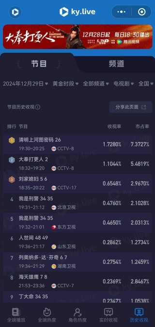 电视节目直播在线观看(电视直播在线直播节目单)