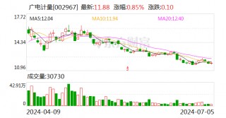 广电计量：上半年净利润同比预增24.66%-41.29%
