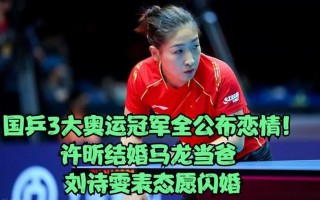张继科承认刘诗雯恋情(张继科刘诗雯恋情曝光新闻)