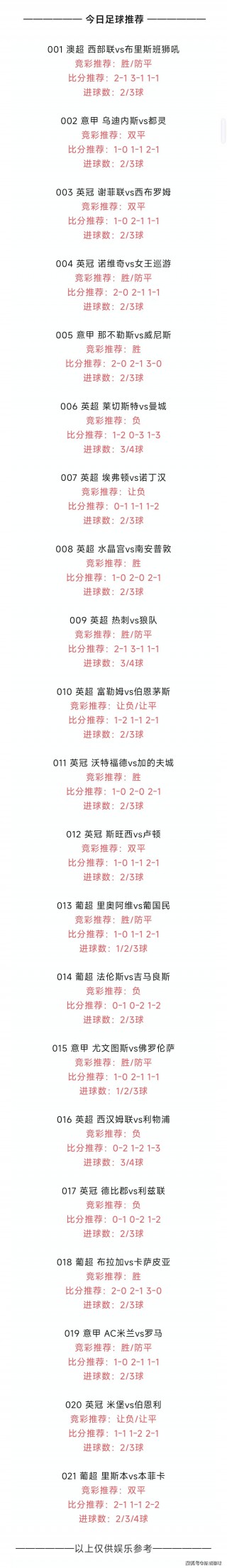 今日足球比分预测(今日足球比分预测与推荐实单)