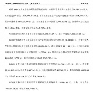 管理费分走六成收益，红通嫌犯杨宇潇签字惊现华侨系清算报告