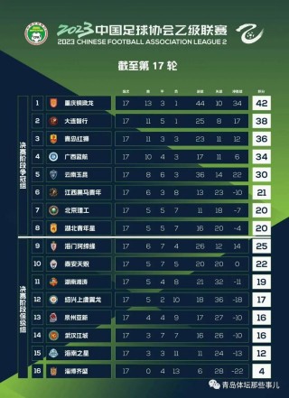中乙冲甲组最新积分榜(中乙冲甲组最新积分榜2023)