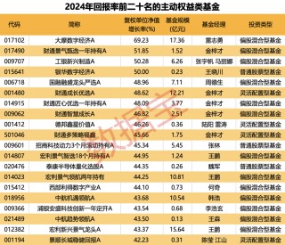 重仓AI，大摩年度回报率近70%！小盘基金表现占优