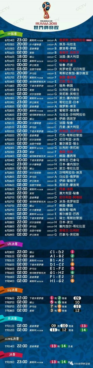 2018世界杯赛程回放(2018世界杯全场回放录像)