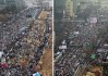尹锡悦获释第二天，韩国大批民众在首尔市中心 *** ，组织方预计10万人参加