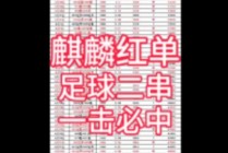今日足球二串一最准推荐(今日足球二串一最准推荐免费查看)
